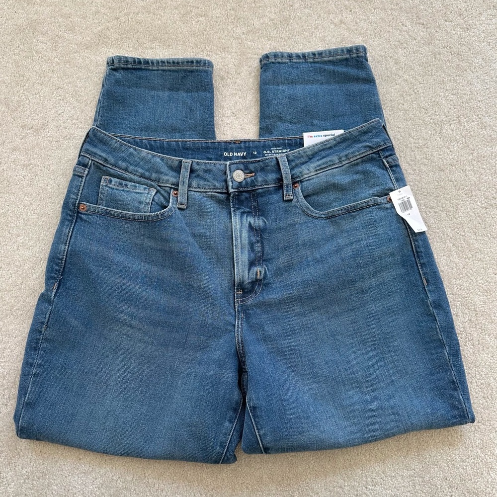 Old Navy High Rise O.G. Straight Ankle Jeans NWT